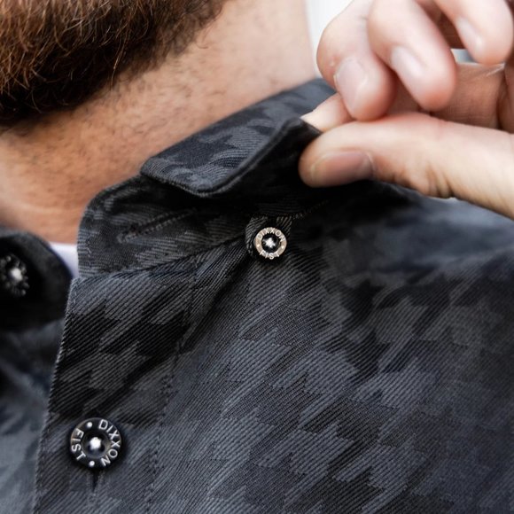Dixxon Flannel x FIST 3.0 HOUNDSTOOTH Collab Flannel Shirt - Men's M - Picture 3 of 10